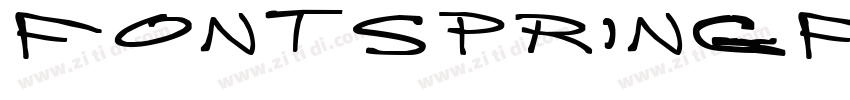FONTSPRINGFSP DEMO T字体转换